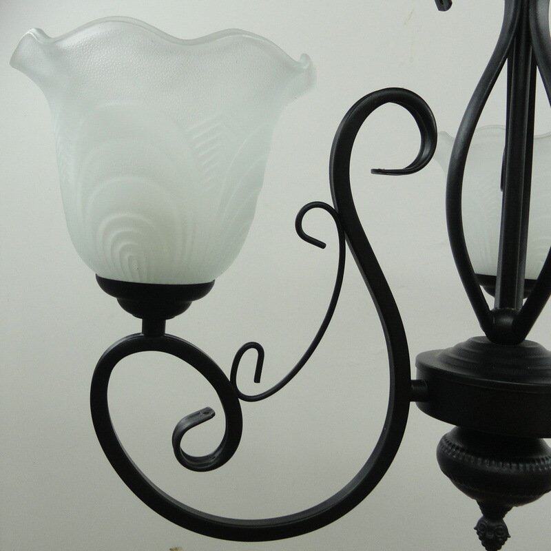 源头厂家一件欧式吊灯卧室LED5艺吸灯具顶古典客厅头温馨铁仿