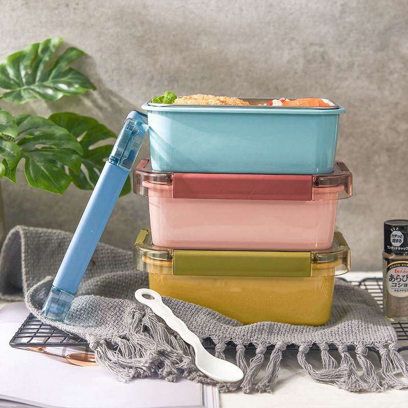 日式简约不锈钢饭盒保温便当盒轻上班族午餐学生盒餐盒加热食批发,收纳整理,食物收纳盒,淘宝优惠券,粉丝福利购,淘宝优惠卷