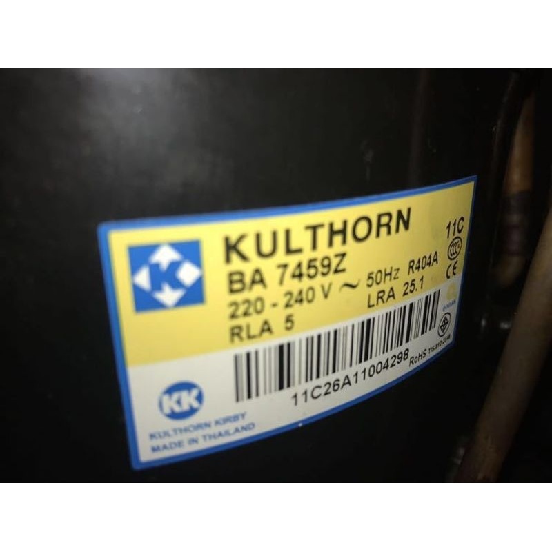 BA7459Z CA7459Z原装泰国泰康KK牌制冰机冰激凌机冰柜压缩机R404A