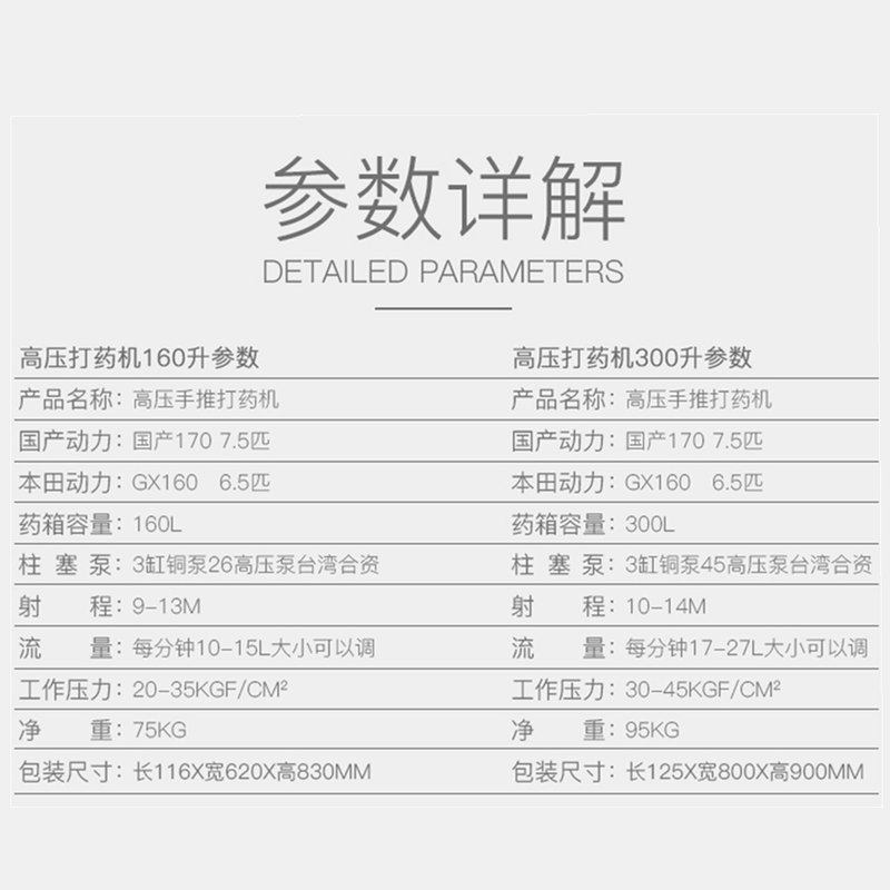 手推式打药机喷雾器多种功能汽油打药车轮式高压打药机160/300L,农机/农具/农膜,打药机/弥雾机,淘宝优惠券,粉丝福利购,淘宝优惠卷