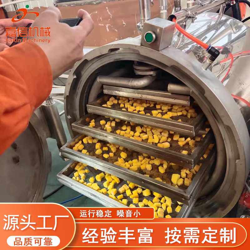 苹果脆片真空膨化机 全自动真空果蔬干燥设备 苹果真空闪蒸机厂家