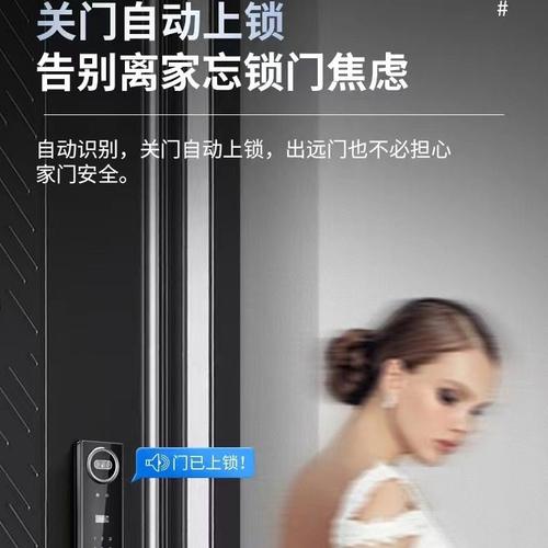 指纹锁精雕3D人脸识别远程密码锁指纹语音智能锁批发智能锁批发