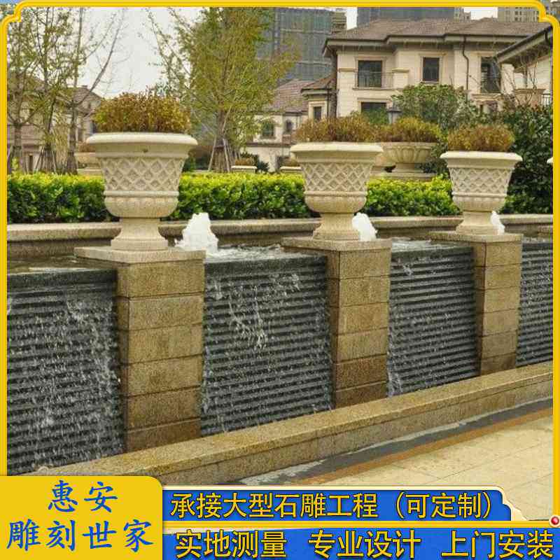 汉白玉石雕花盆 欧式西方人物浮雕花钵 别墅花园景观装饰,家居饰品,装饰盆,淘宝优惠券,粉丝福利购,淘宝优惠卷