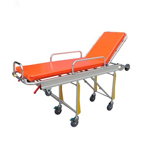 铝合金救护车担架120自动上车担架床多功能救援可折叠担架车推车