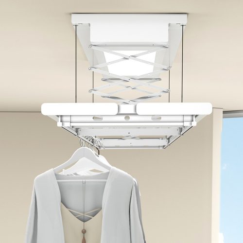 衣恋阳光电动晾衣架超薄四根钢丝升降智能晾衣机阳台伸缩凉衣架