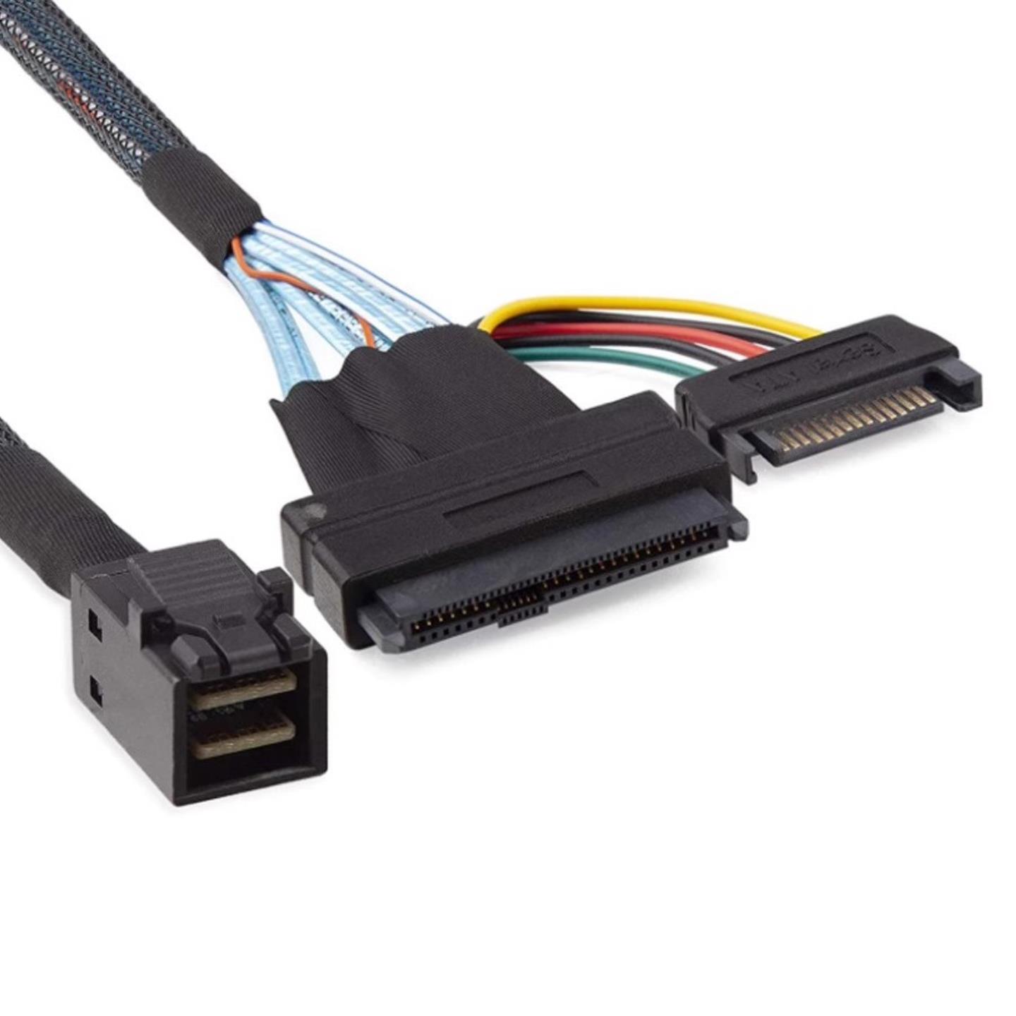 **原厂 U.2 U2数据线 U2固态硬盘连接线SFF-8639 TO SFF-