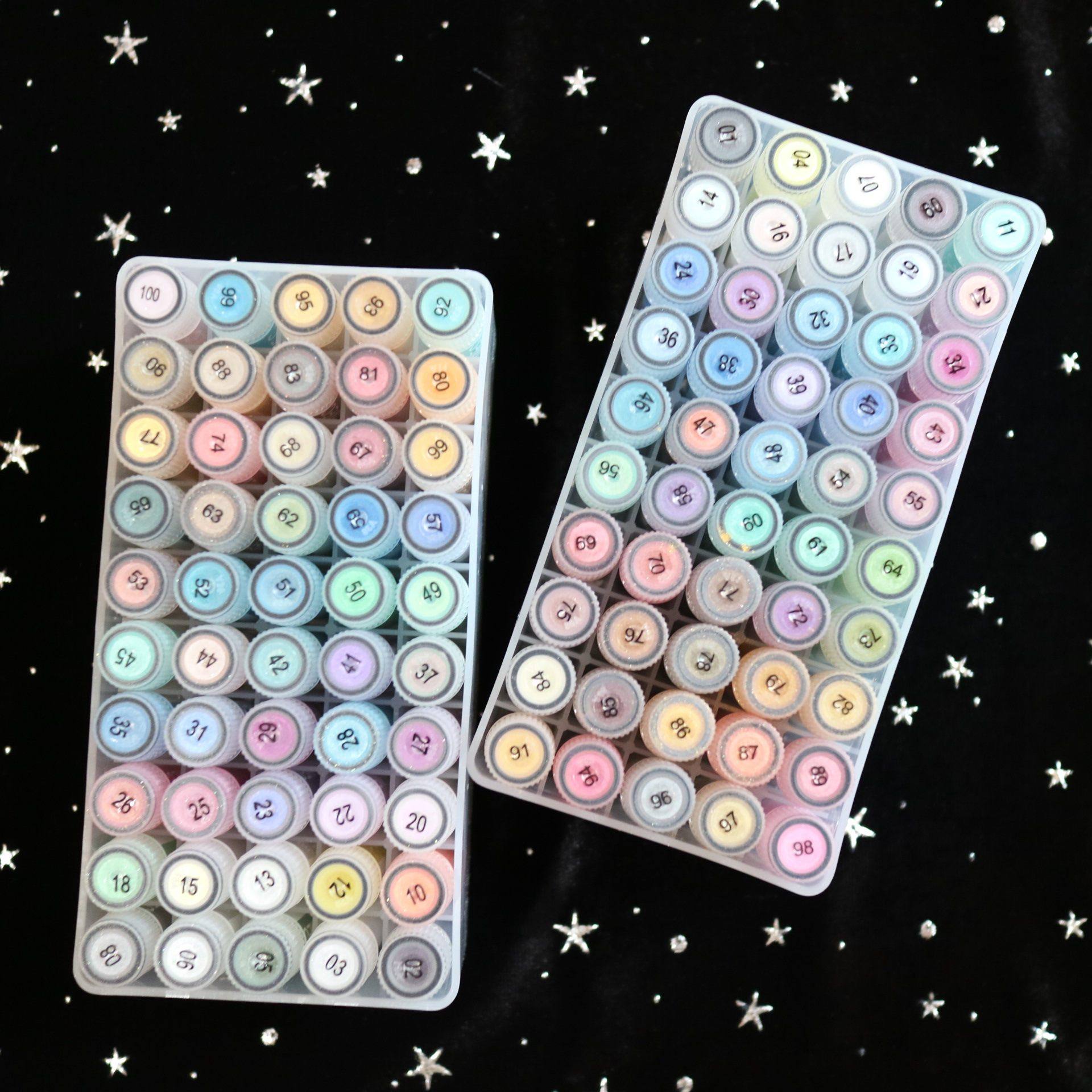 1.5ml 100色50色分装珠光粉橡皮章手账滴胶美甲水晶泥套装,工业油品/胶粘/化学/实验室用品,珠光粉,淘宝优惠券,粉丝福利购,淘宝优惠卷