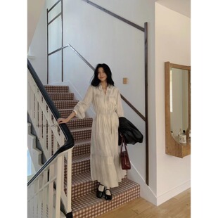 甜美气质女 高品质实体店秋新款 奈ni蜜mi儿ll n2d3128收腰连衣裙