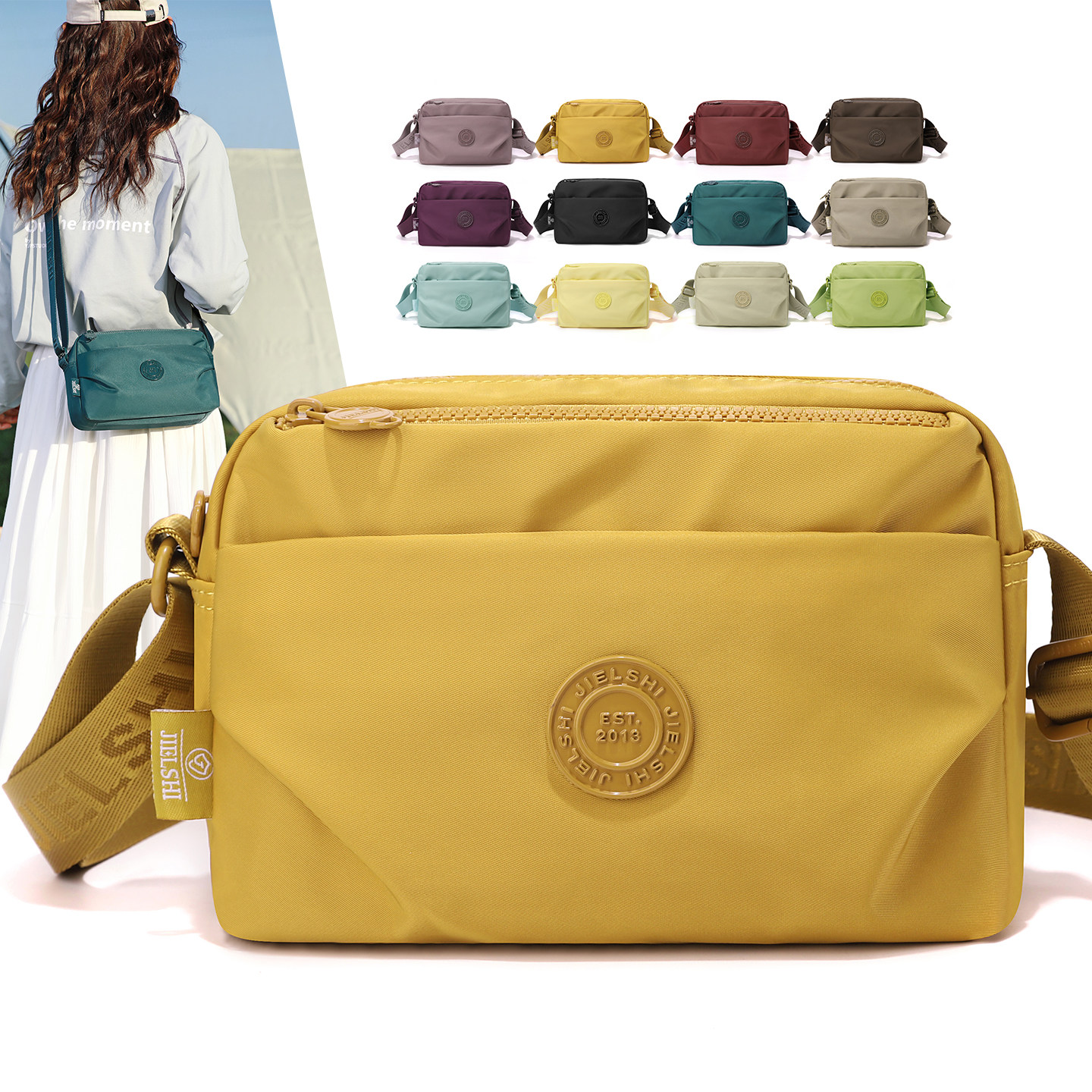 小包包女士包牛津布多口袋单肩斜挎包简约防泼水尼龙通勤女手机包,箱包皮具/热销女包/男包,小方包,淘宝优惠券,粉丝福利购,淘宝优惠卷