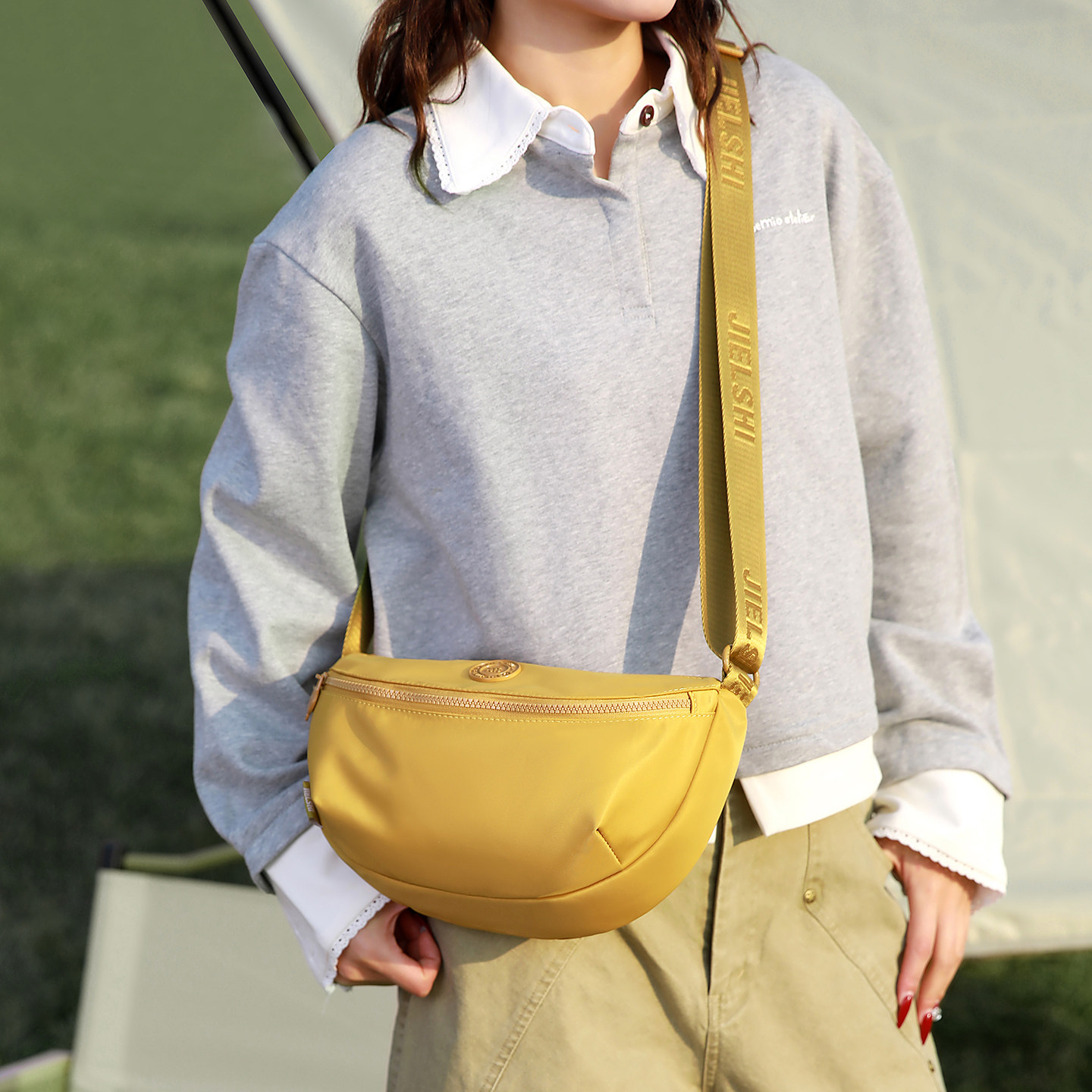 2026新款包包女小巧腋下包多口袋防水尼龙包简约迷你斜挎妈妈小包,箱包皮具/热销女包/男包,腋下包,淘宝优惠券,粉丝福利购,淘宝优惠卷
