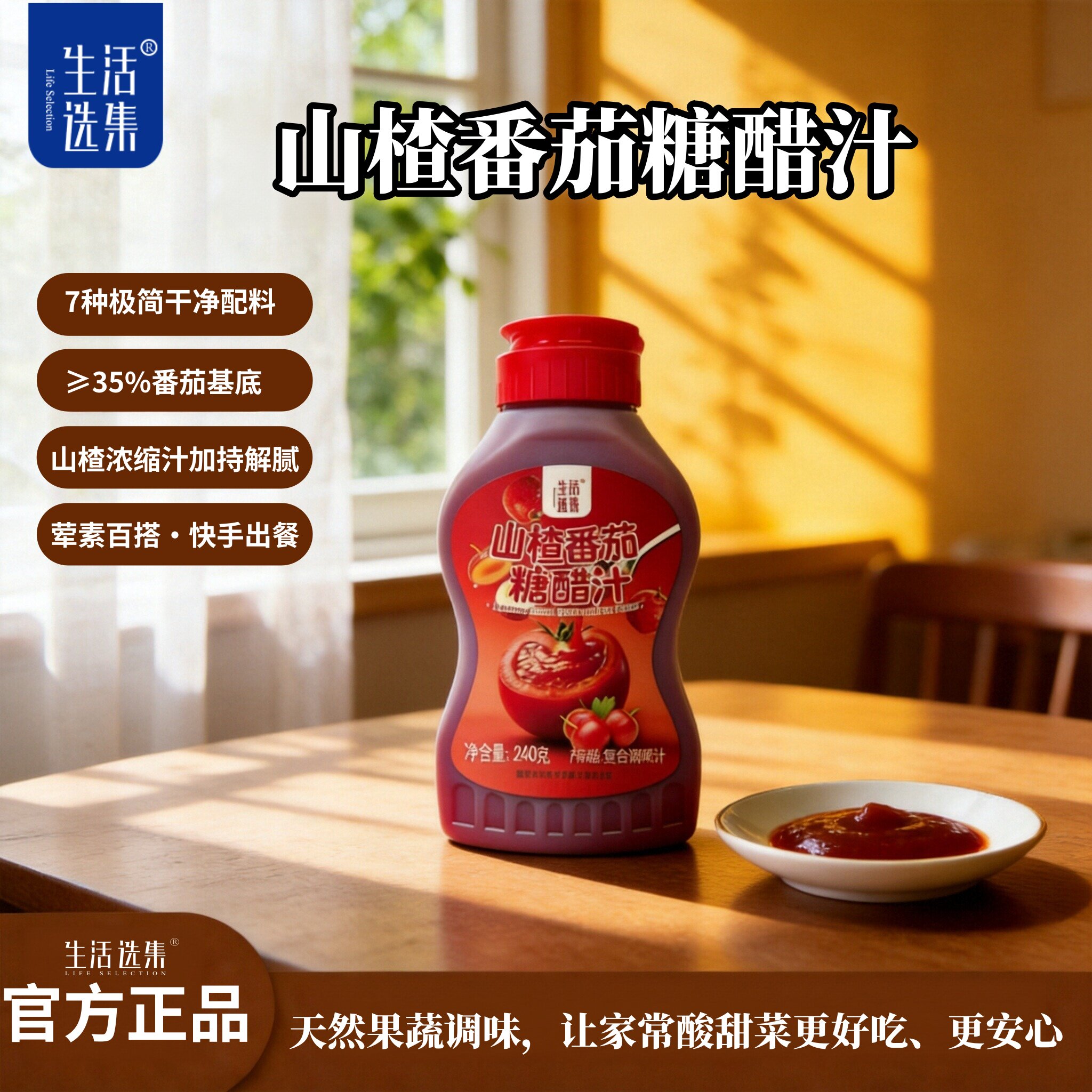 生活选集_番茄糖醋汁糖醋里脊排骨调味料