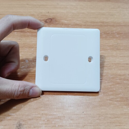 86型遮丑盖盖板正方形明装接线盒带盖装饰盖方形白板预装单面板