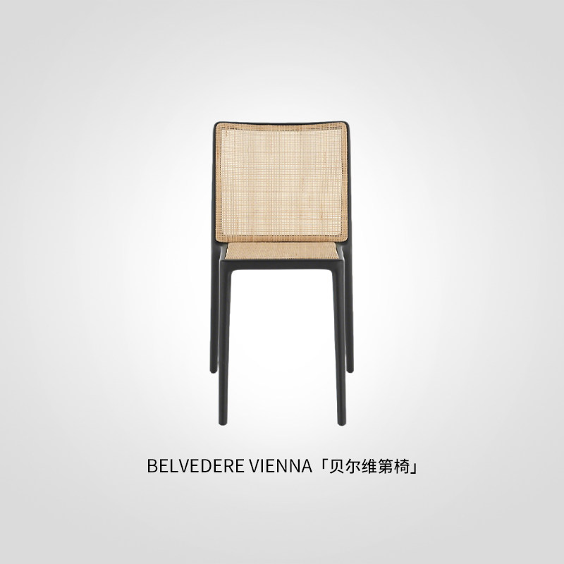 Kartell轻奢维也纳宫廷风简约家用餐椅艺术单椅BELVEDERE VIENNA
