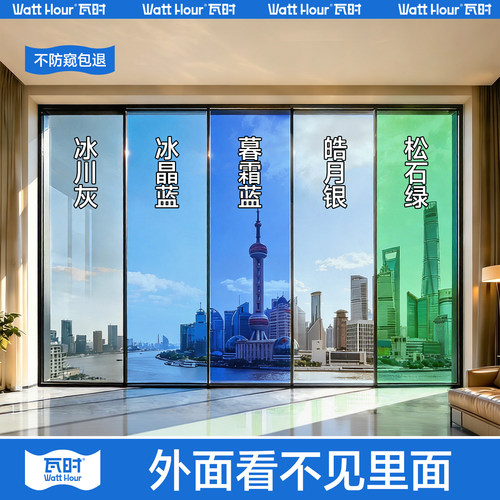 【外面看不到里面】单向防窥膜