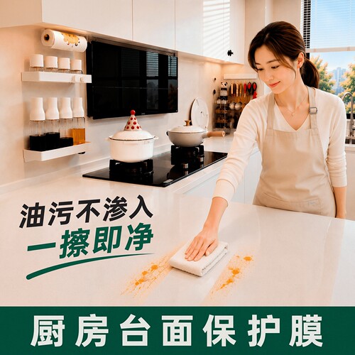 【960h防油污】可包边的防烫膜