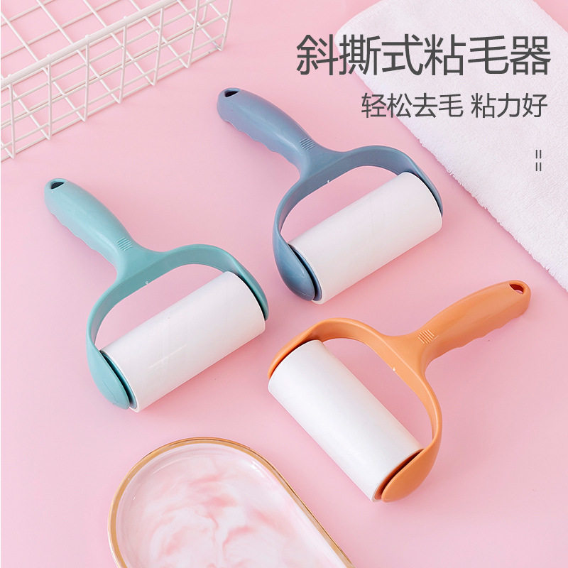 除滚毛器毛刷黏粘毛器可撕式滚筒粘尘纸毡滚刷粘毛沾毛神器衣服去
