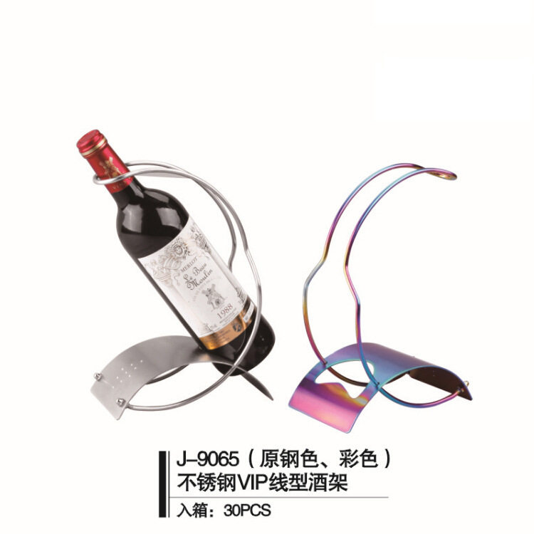 不锈钢红酒架 欧式创意葡萄酒架 时尚家居酒柜摆设 新款货源