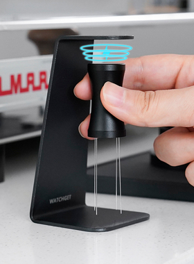 watchget咖啡布粉针 不锈钢手冲WDT松粉器打散结块搅拌磁吸接粉环