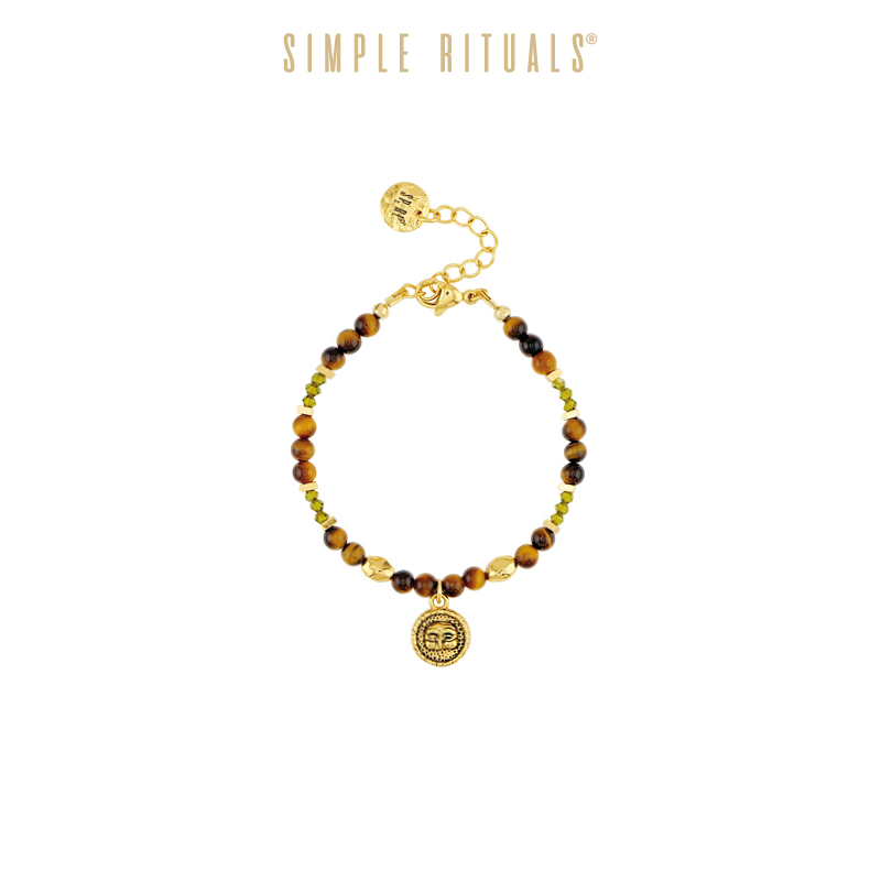 Simple Rituals虎眼石水晶吊坠手链轻奢复古小众手串25新款手饰