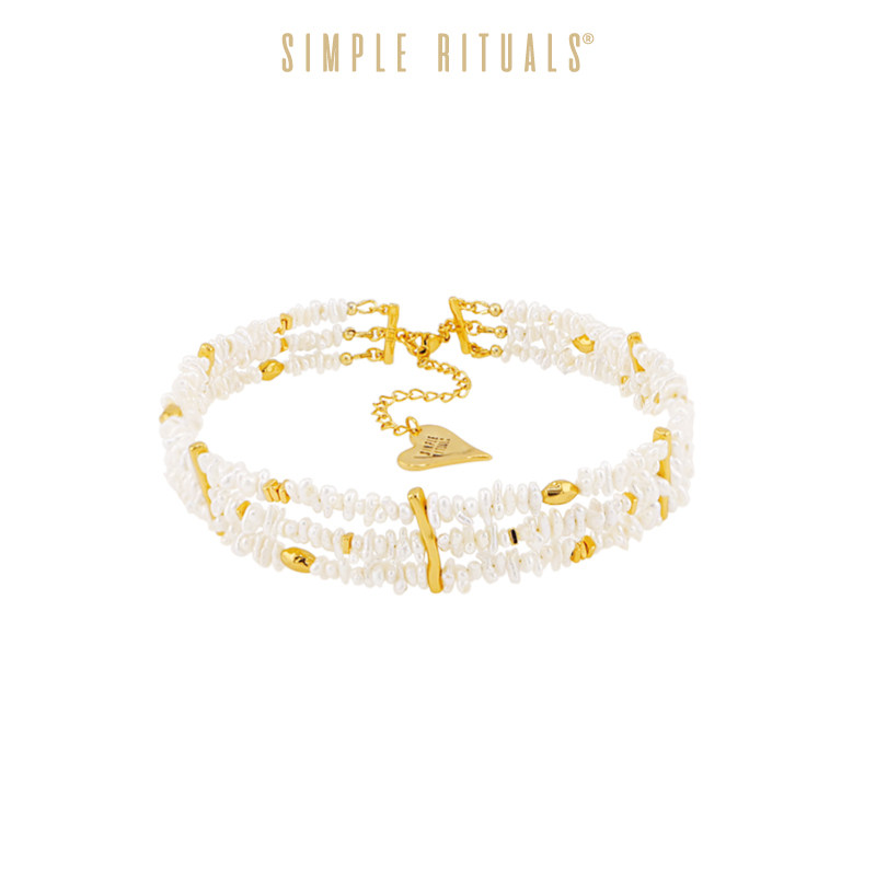 Simple Rituals25新款巴洛克三层珍珠项链高级轻奢高级感生日礼物