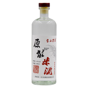 42度白酒厂家酒水批发送礼柔和 雪山百草原浆米酒42%vol瓶装