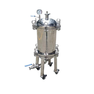 正压过滤器 304/316不锈钢 三段式耐压0.8mpa 超细粉体高粘度过滤