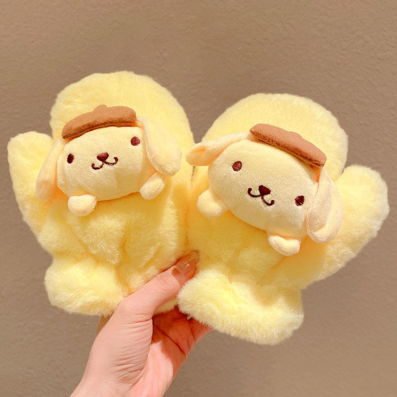 冬季可爱卡通男女童保暖手套三丽鸥带绳加绒加厚儿童卡通连指手套,服饰配件/皮带/帽子/围巾,手套,淘宝优惠券,粉丝福利购,淘宝优惠卷