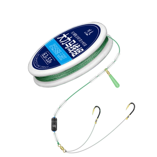 川夫大力马线组鱼线主线套装全套大物鲢鳙钓组鱼钩双钩绑好成品