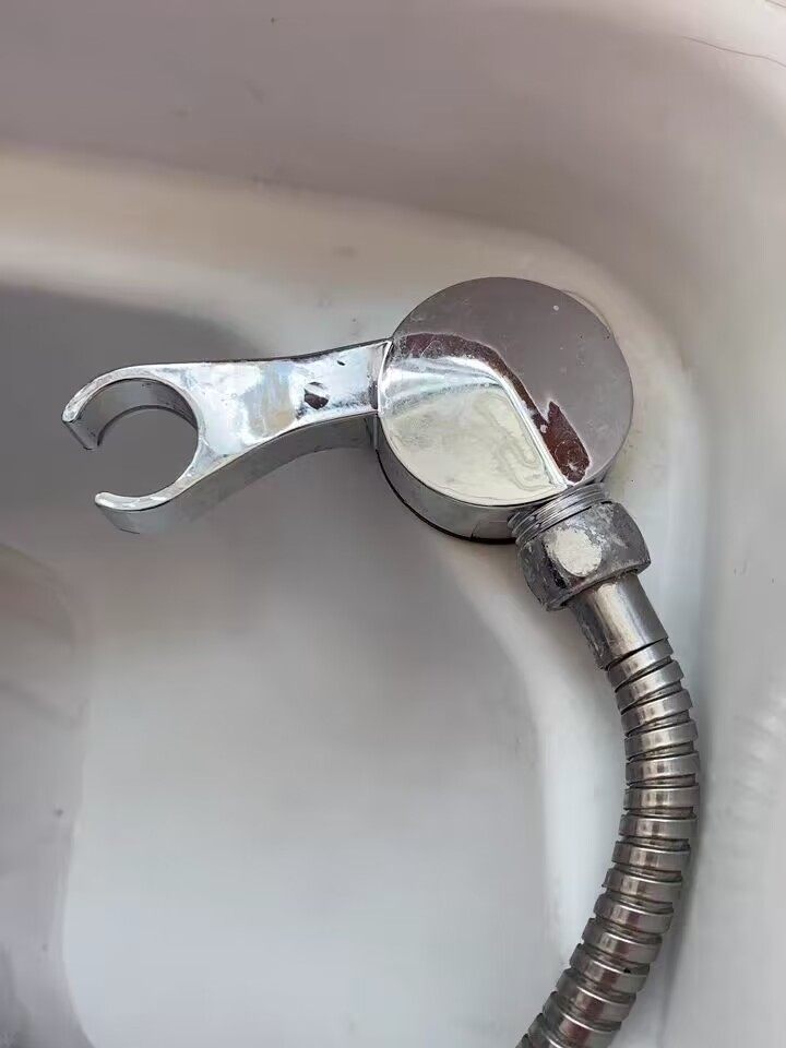 冲头床花洒座水龙头软管支架理发店洗头床转接头配件花喷头支架