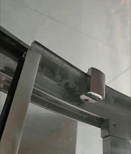 浴室淋浴房滑轮轨道圆弧形玻璃门移门滚轮双轮子老式五金配件全套