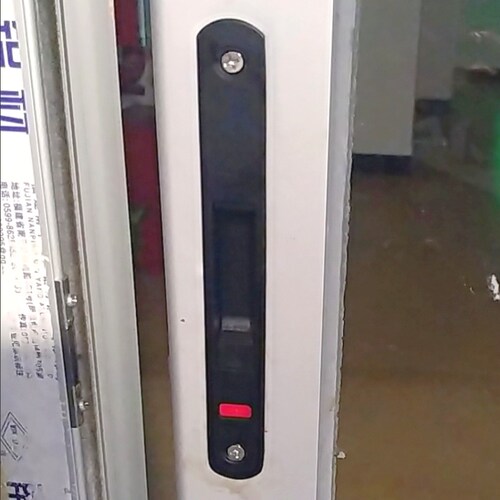 安全锁窗锁单面锁断桥铝移门窗户锁扣专用防盗铝合金老式勾锁条形