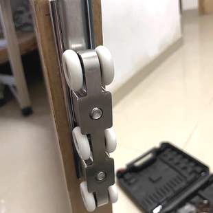 滑道木门滑轮不锈钢吊滑轮缓冲玻璃门滑轨导轨吊门移门滚轮实木