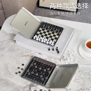 国际象棋磁性便携棋盘中国象棋特产chess儿童开发智力迷你小象棋