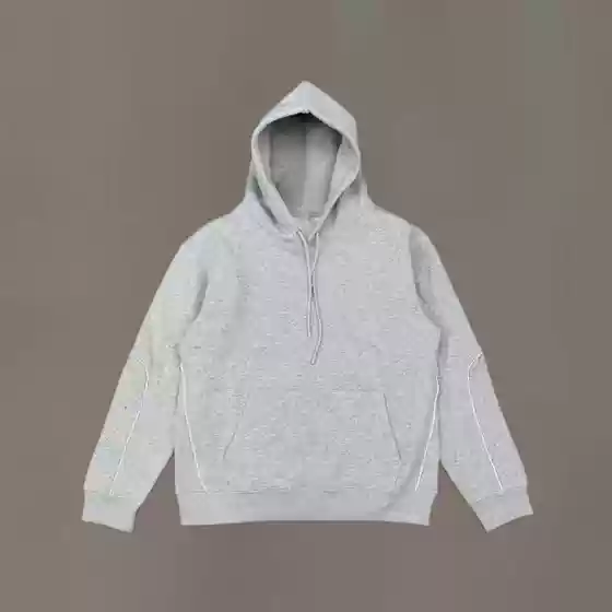 Casual Sports Solid Color Pure Cotton Hooded Sweatshirt and Sweatpants