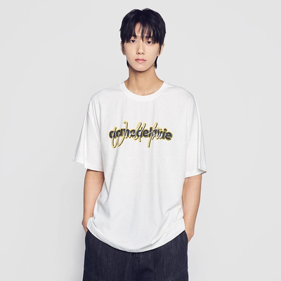 ADLV韩国潮牌秋冬字母短袖T恤