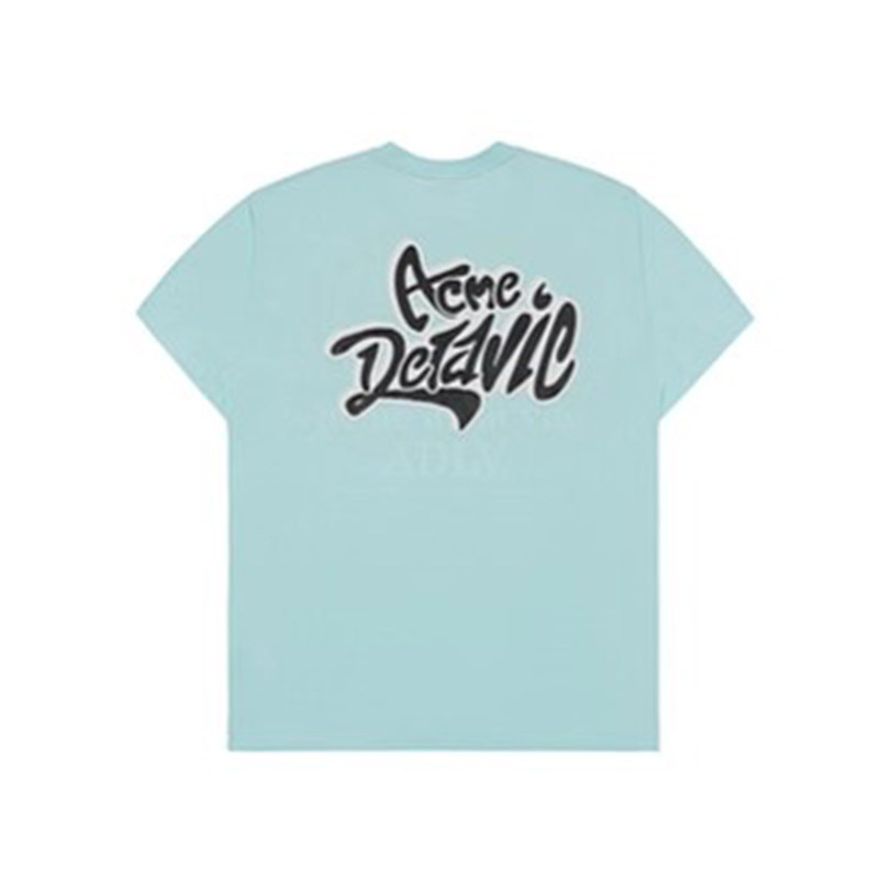 ADLV 韩国潮牌春夏秋季基础正肩T恤简约宽松男女同款短袖字母上衣