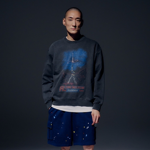 ADLV高达最后一击水洗卫衣2025年新款 纯棉上衣 百搭圆领男女同款
