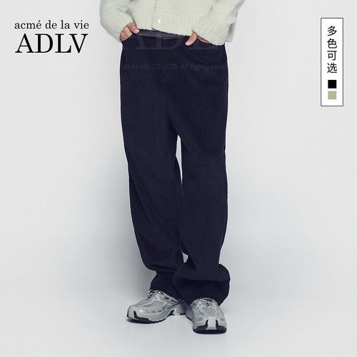 ADLV 秋冬新款HOSHI权顺荣同款裤子宽松男女士款直筒显瘦休闲长裤