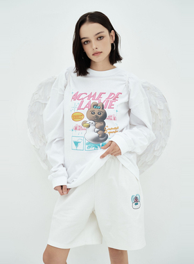 【OPANCHU USAGI】ADLV韩国潮牌2025夏季新款内裤兔联名长袖T恤