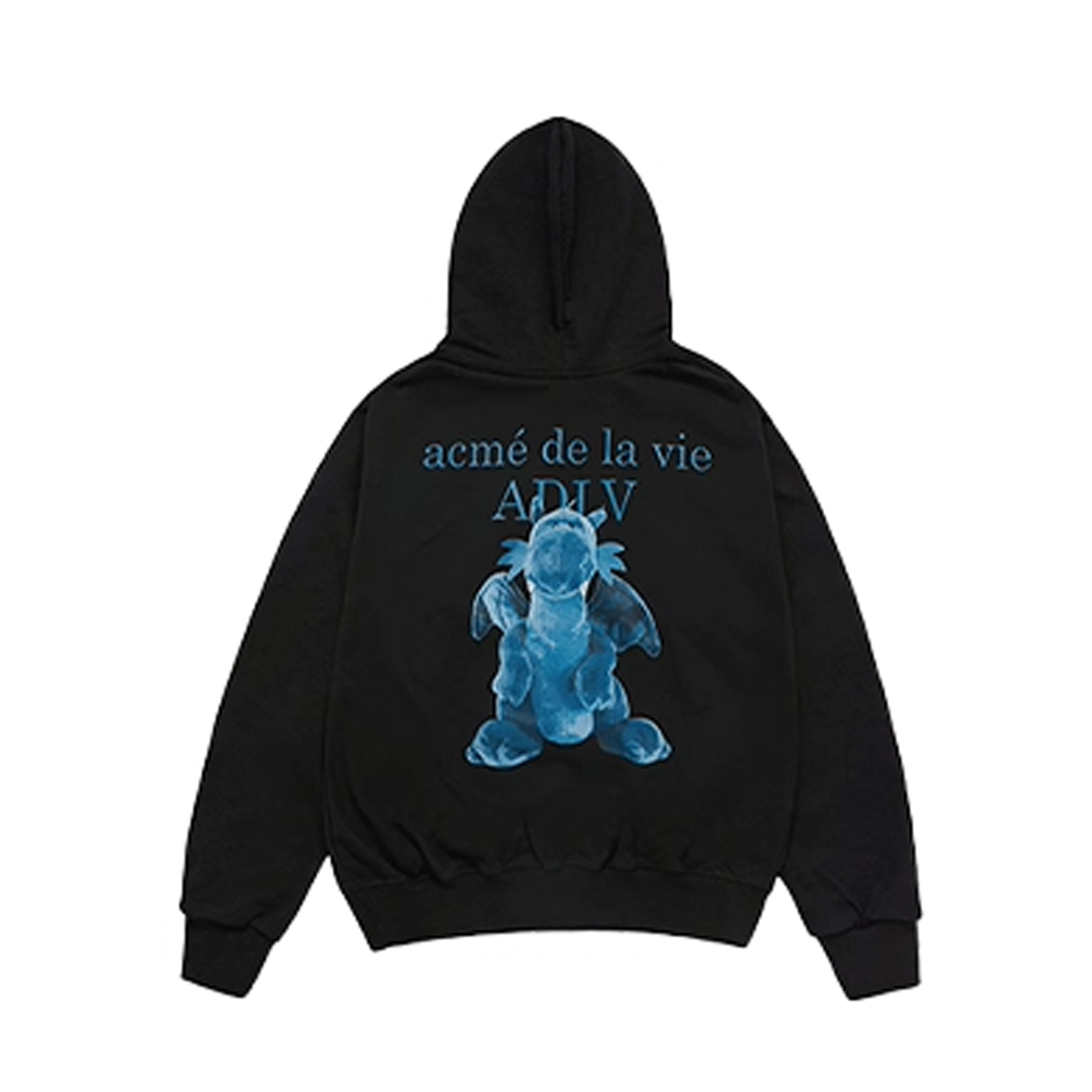 ADLV毛茸龙印花连帽卫衣