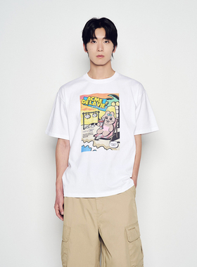 【OPANCHU USAGI】ADLV韩国潮牌2025夏季新款内裤兔联名短袖T恤女