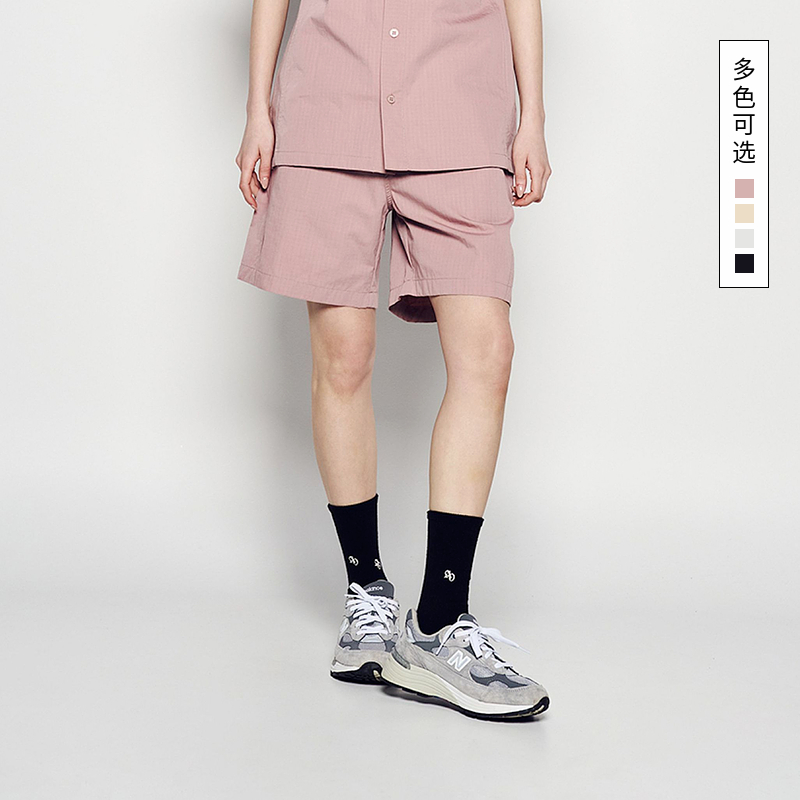 ADLV 2025春夏新品裤子简约运动宽松休闲男女同款时尚百搭短裤