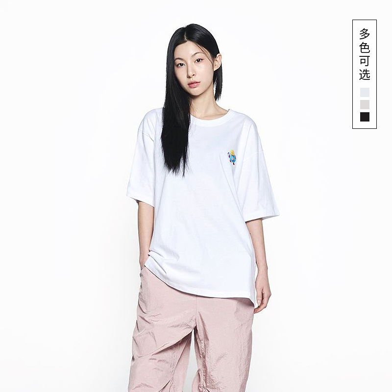 ADLV 2025春夏新品权顺荣同款T恤外星人粘土印花男女同款短袖T恤