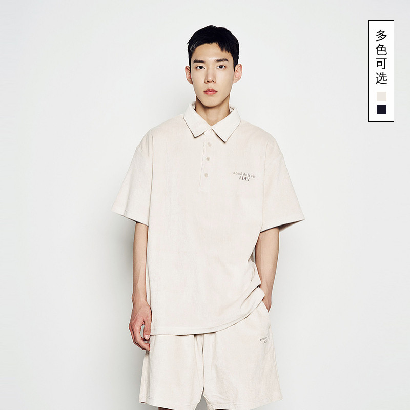 ADLV 2025春夏新款T恤简约基础课衬衫印花时尚休闲短袖polo衫上衣,女装/女士精品,POLO衫,淘宝优惠券,粉丝福利购,淘宝优惠卷