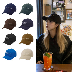 ADLV韩国潮牌休闲棒球帽男女休闲帽韩版帽子修饰脸型显小经典百搭