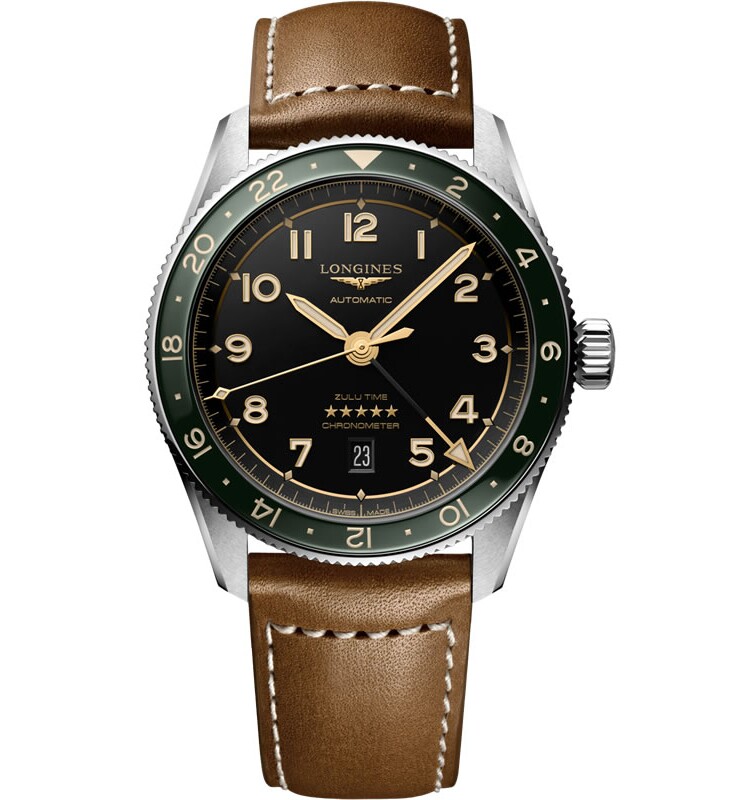 longines浪琴正品手表男 先行者祖鲁天文台机械男表l3.812.4.63.