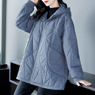 女装 羽绒棉服胖mm大码 中年妈妈棉衣棉袄外套200斤 新款 2023年冬装
