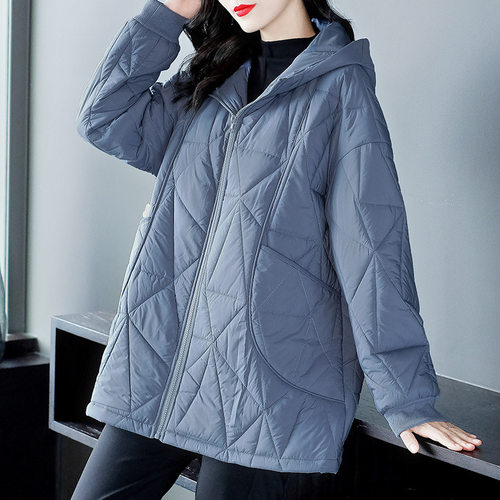 2023年冬装新款羽绒棉服胖mm大码女装中年妈妈棉衣棉袄外套200斤