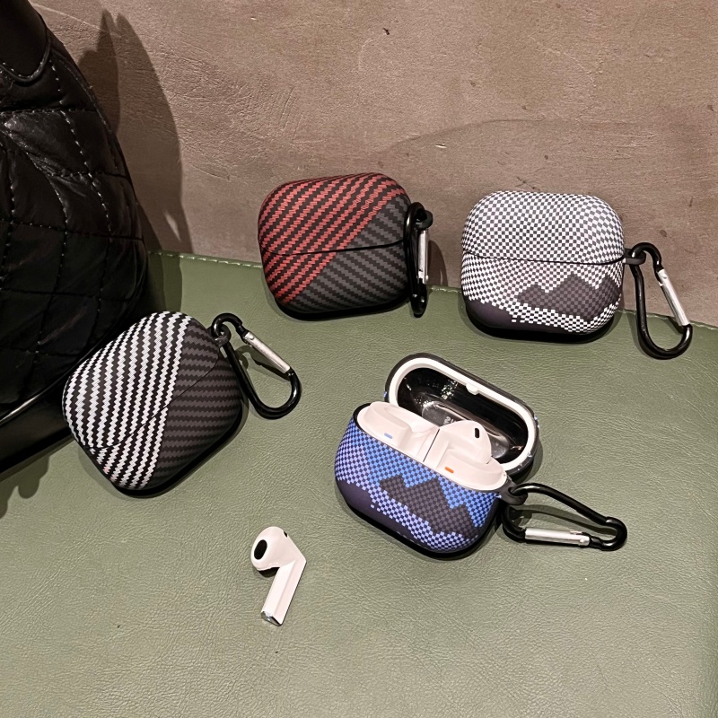 个性创意碳纤维纹适用三星galaxybuds3款保护套buds3pro耳机壳软壳buds3pro蓝牙耳机套简约时尚潮流男女款