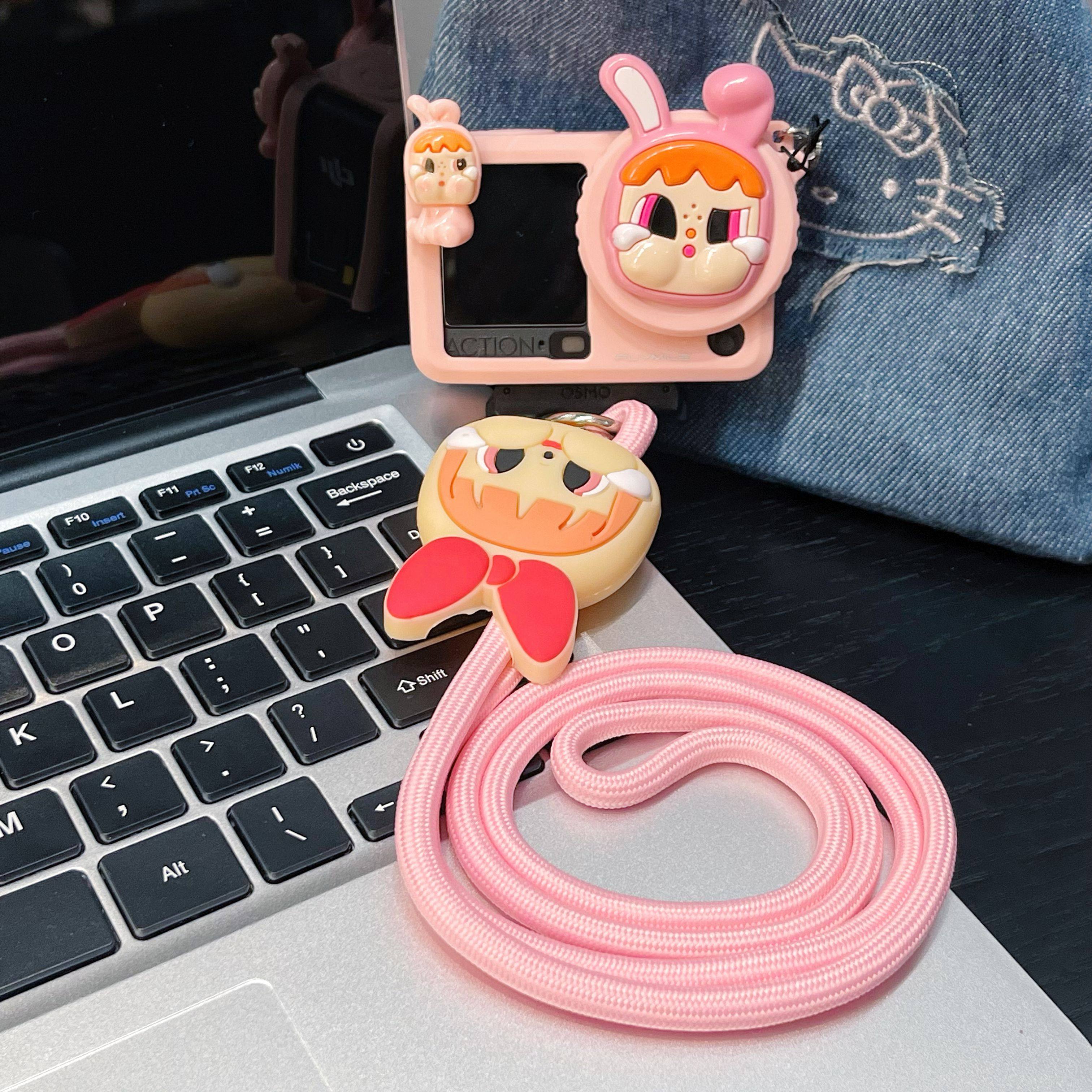 粉色哭娃适用新款大疆Action6运动相机保护套action5pro/4/3收纳盒防丢防刮相机保护套镜头盖防丢保护硅胶套,3C数码配件,手机保护套/壳,淘宝优惠券,粉丝福利购,淘宝优惠卷